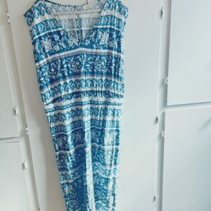 Loft Outlet v-neck jumpsuit